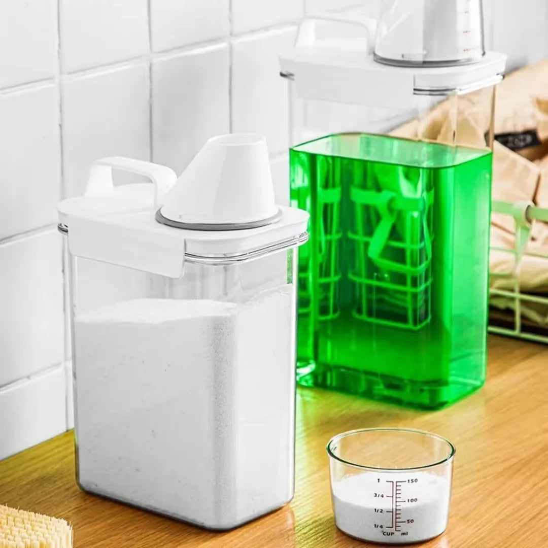 Multifunctional Airtight Jar Kit with Measuring Cup - Tazzi 