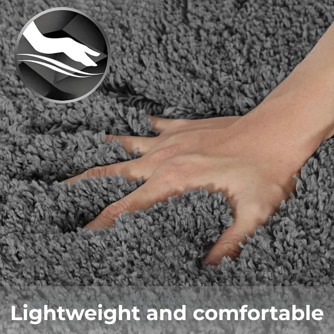 Ultra Soft Microfiber Bathroom and Bedroom Rug - Tazzi 
