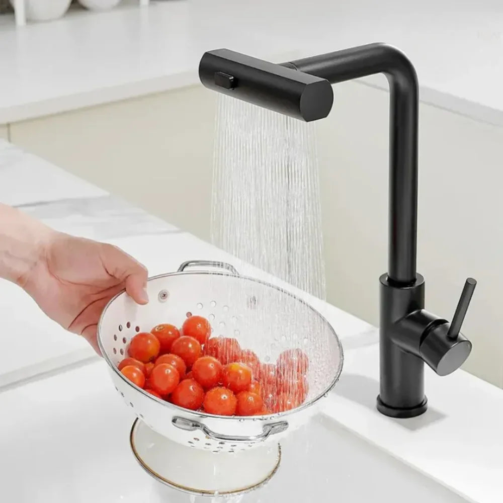 Torneira Cascata Flexível Multifuncional Para Cozinha - Tazzi
